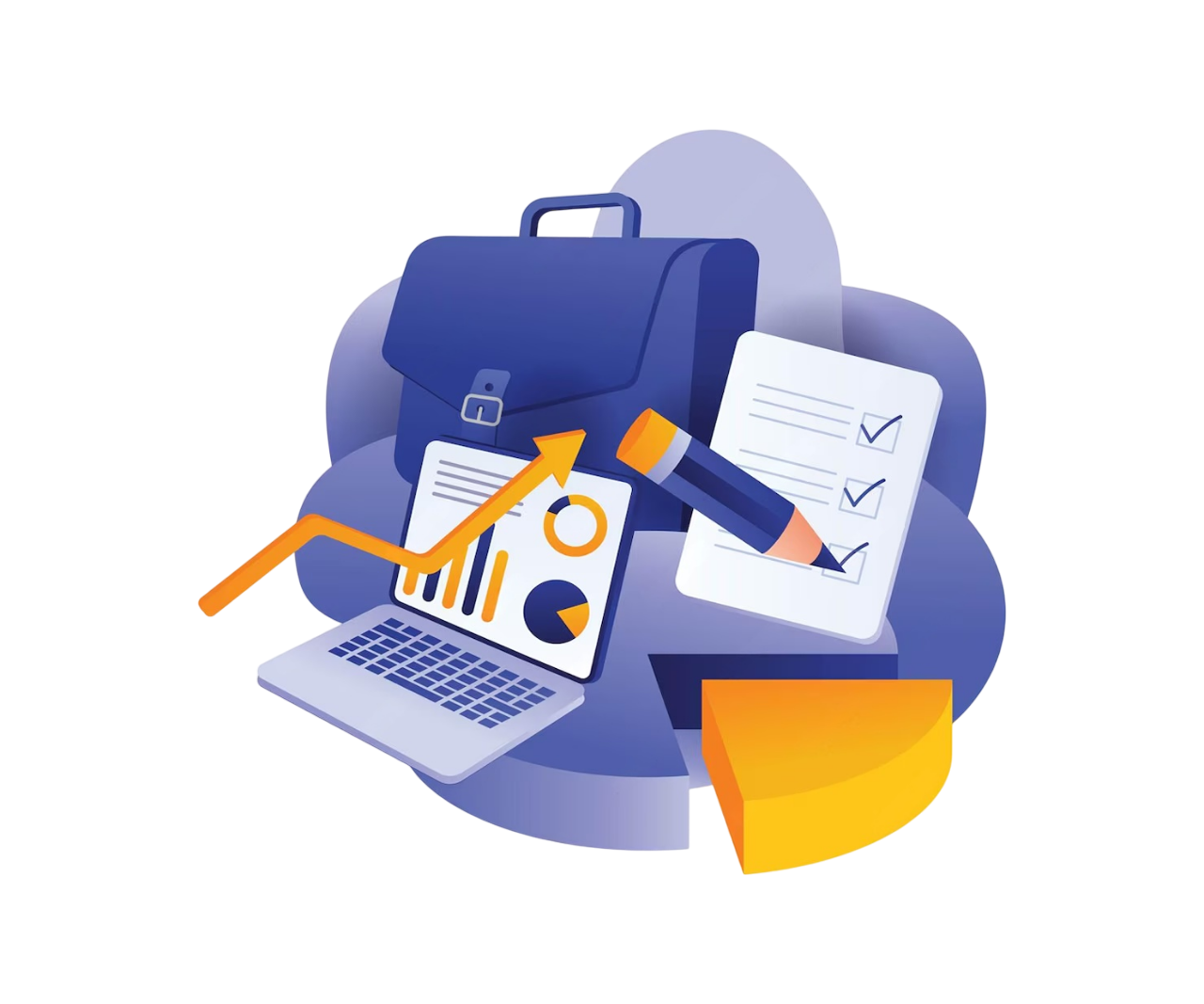 HR and Payroll ERP Illustration