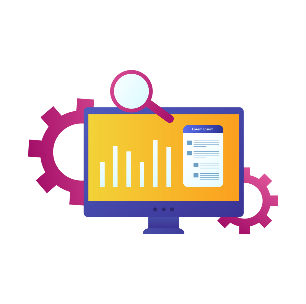 Projects and Maintenance ERP Illustration
